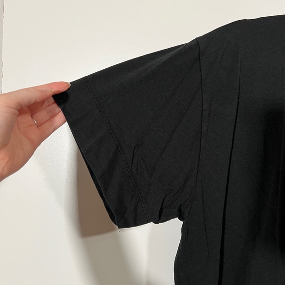 Nation Los Angeles Fable Turtleneck Tee in Black Size Large Short Sleeve - Picture 4 of 10